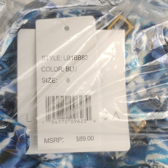 La Blanca Women's Wrap Underwire Push Up Bikini Swimsuit Top, Blue/Oasis… - Picture 9 of 9